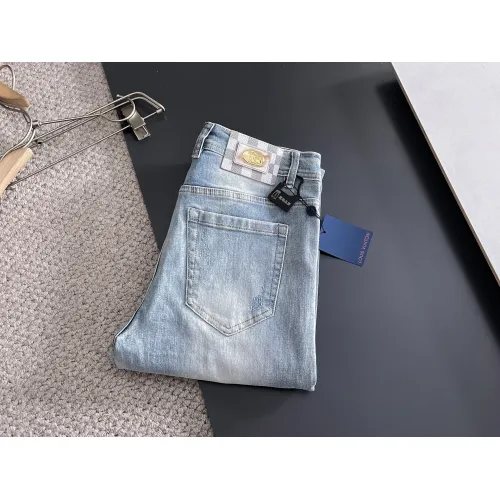 Wholesale Louis Vuitton LV Jeans For Men #1438479 $72.00 USD, Wholesale Quality Replica Louis Vuitton LV Jeans