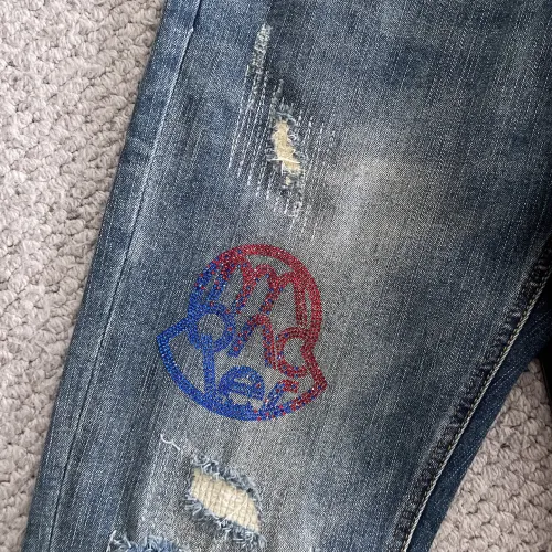 Replica Moncler Jeans For Men #1438486 $72.00 USD for Wholesale