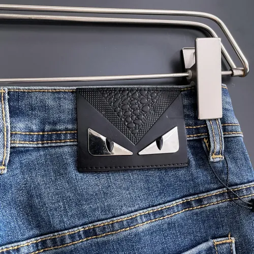 Replica Fendi Jeans For Men #1438490 $72.00 USD for Wholesale