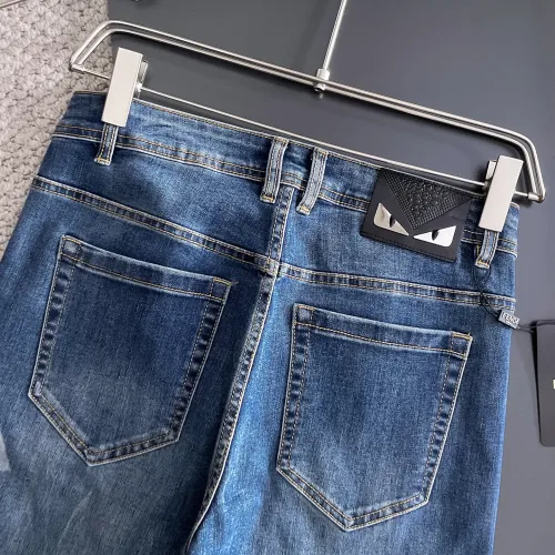 Replica Fendi Jeans For Men #1438490 $72.00 USD for Wholesale