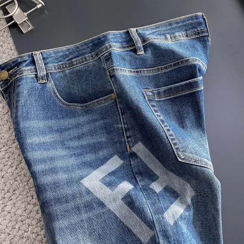 Replica Fendi Jeans For Men #1438490 $72.00 USD for Wholesale
