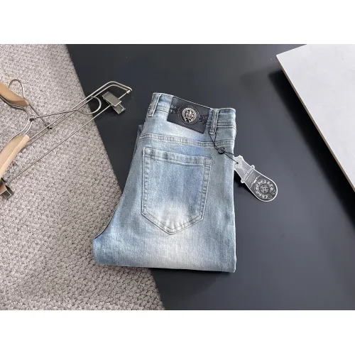 Wholesale Chrome Hearts Jeans For Men #1438494 $72.00 USD, Wholesale Quality Replica Chrome Hearts Jeans