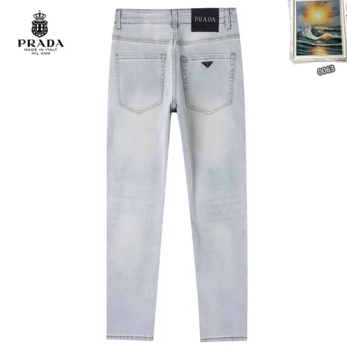 Replica Prada Jeans For Men #1438505 $48.00 USD for Wholesale