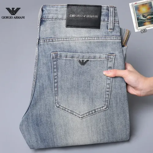 Wholesale Armani Jeans For Men #1438520 $48.00 USD, Wholesale Quality Replica Armani Jeans