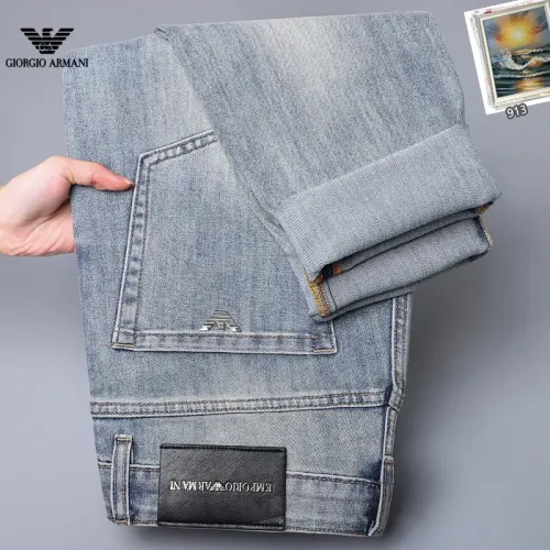 Replica Armani Jeans For Men #1438520 $48.00 USD for Wholesale