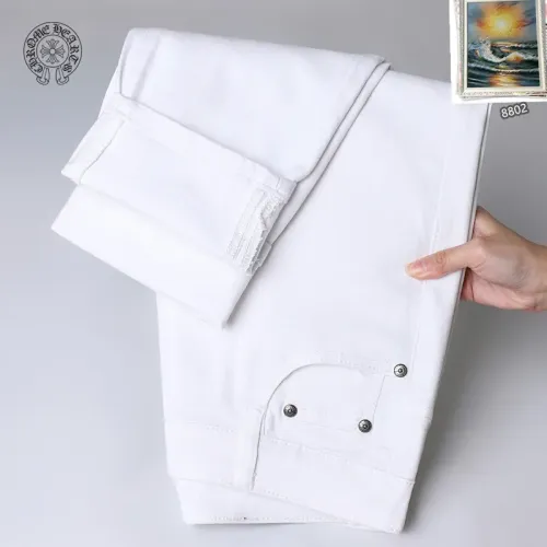 Replica Chrome Hearts Jeans For Men #1438532 $48.00 USD for Wholesale