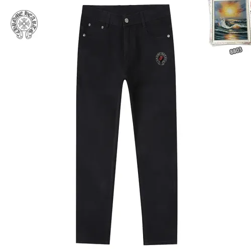Replica Chrome Hearts Jeans For Men #1438533 $48.00 USD for Wholesale