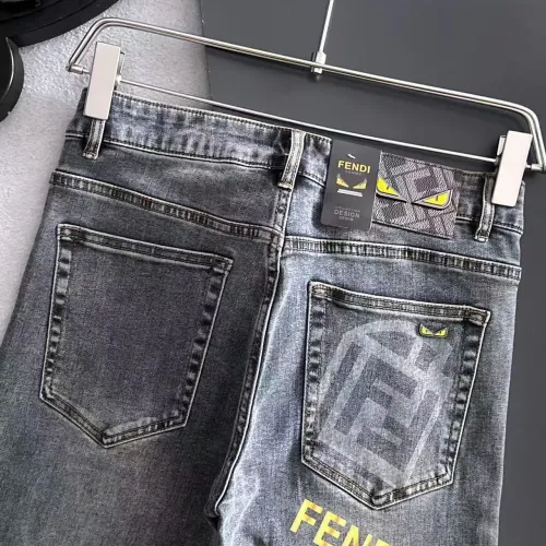Replica Fendi Jeans For Men #1438550 $68.00 USD for Wholesale