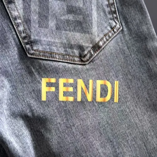 Replica Fendi Jeans For Men #1438550 $68.00 USD for Wholesale