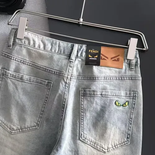 Replica Fendi Jeans For Men #1438559 $68.00 USD for Wholesale