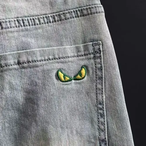 Replica Fendi Jeans For Men #1438559 $68.00 USD for Wholesale