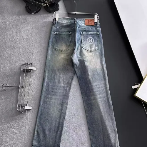 Replica Hermes Jeans For Men #1438570 $68.00 USD for Wholesale