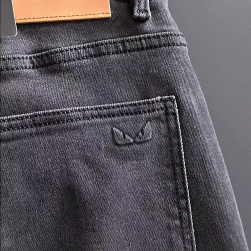 Replica Fendi Jeans For Men #1438576 $68.00 USD for Wholesale