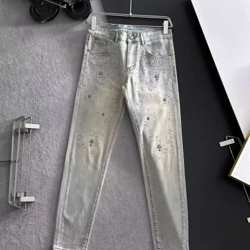 Wholesale Chrome Hearts Jeans For Men #1438578 $68.00 USD, Wholesale Quality Replica Chrome Hearts Jeans