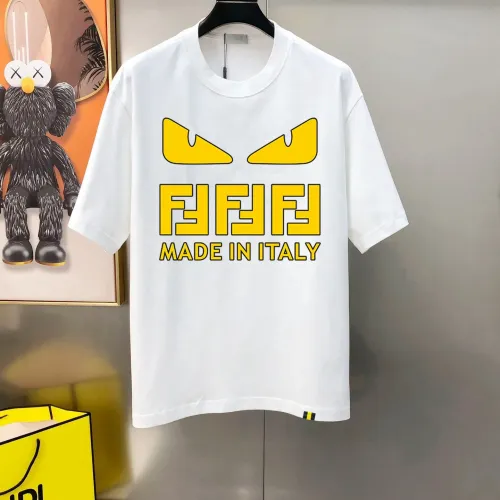 Wholesale Fendi T-Shirts Short Sleeved For Men #1438635 $40.00 USD, Wholesale Quality Replica Fendi T-Shirts