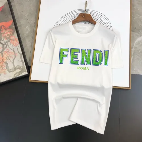 Wholesale Fendi T-Shirts Short Sleeved For Men #1438725 $40.00 USD, Wholesale Quality Replica Fendi T-Shirts