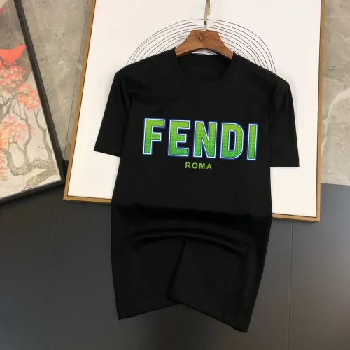 Wholesale Fendi T-Shirts Short Sleeved For Men #1438726 $40.00 USD, Wholesale Quality Replica Fendi T-Shirts