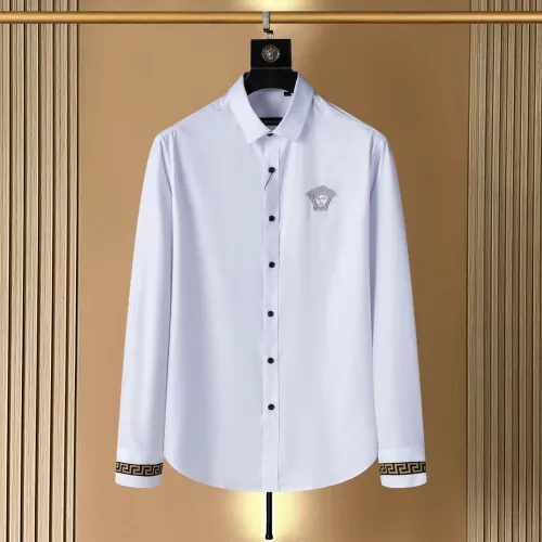 Wholesale Versace Shirts Long Sleeved For Men #1438793 $40.00 USD, Wholesale Quality Replica Versace Shirts