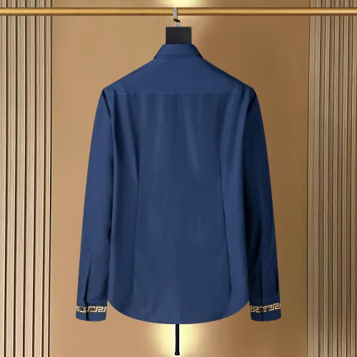 Replica Versace Shirts Long Sleeved For Men #1438794 $40.00 USD for Wholesale