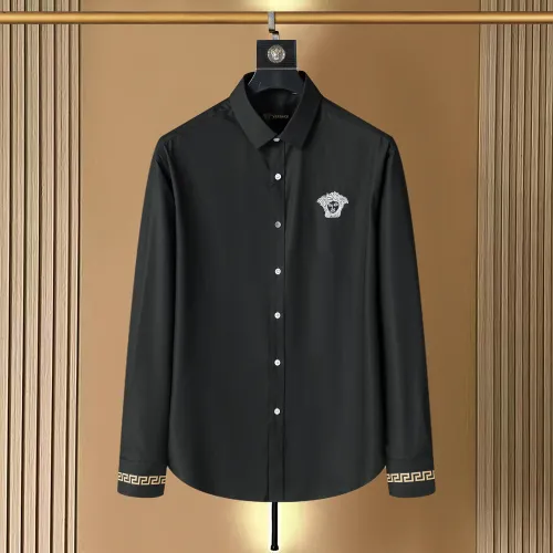Wholesale Versace Shirts Long Sleeved For Men #1438795 $40.00 USD, Wholesale Quality Replica Versace Shirts