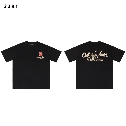 Wholesale Amiri T-Shirts Short Sleeved For Unisex #1438800 $29.00 USD, Wholesale Quality Replica Amiri T-Shirts