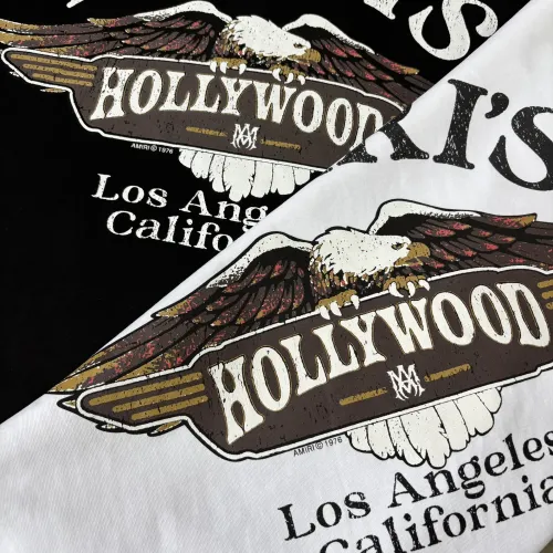 Replica Amiri T-Shirts Short Sleeved For Unisex #1438802 $32.00 USD for Wholesale