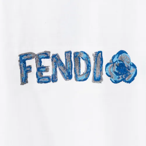 Replica Fendi T-Shirts Short Sleeved For Men #1438819 $36.00 USD for Wholesale