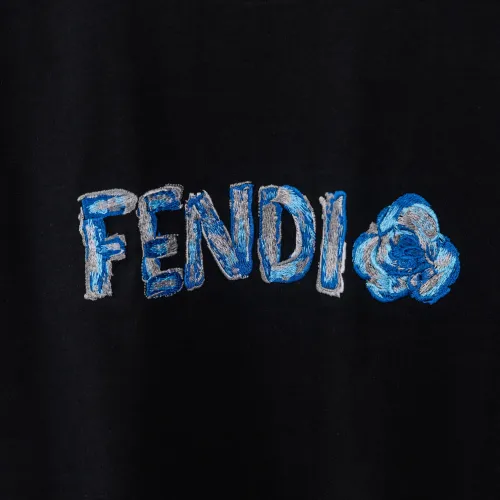 Replica Fendi T-Shirts Short Sleeved For Men #1438823 $36.00 USD for Wholesale
