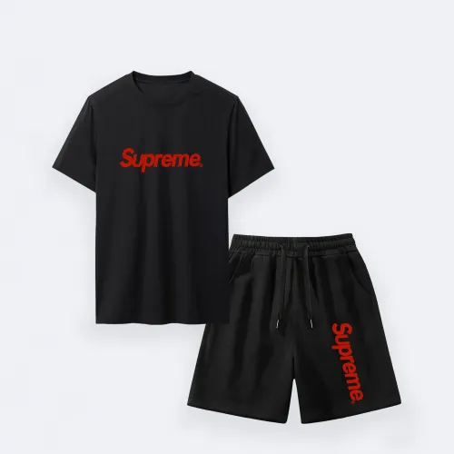 Wholesale Supreme Trancksuits Short Sleeved For Men #1438828 $42.00 USD, Wholesale Quality Replica Supreme Trancksuits