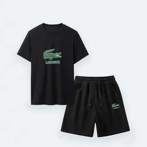 Wholesale Lacoste Tracksuits Short Sleeved For Men #1438834 $42.00 USD, Wholesale Quality Replica Lacoste Tracksuits