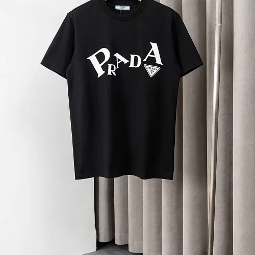 Wholesale Prada T-Shirts Short Sleeved For Men #1438840 $36.00 USD, Wholesale Quality Replica Prada T-Shirts