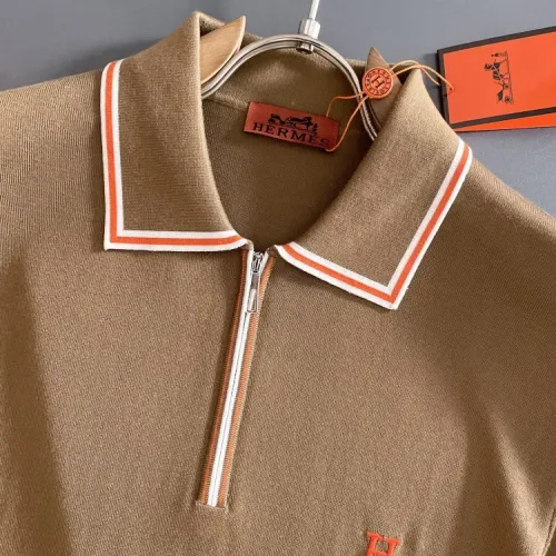 Replica Hermes T-Shirts Short Sleeved For Men #1438889 $72.00 USD for Wholesale