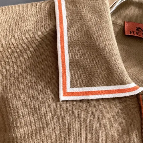 Replica Hermes T-Shirts Short Sleeved For Men #1438889 $72.00 USD for Wholesale