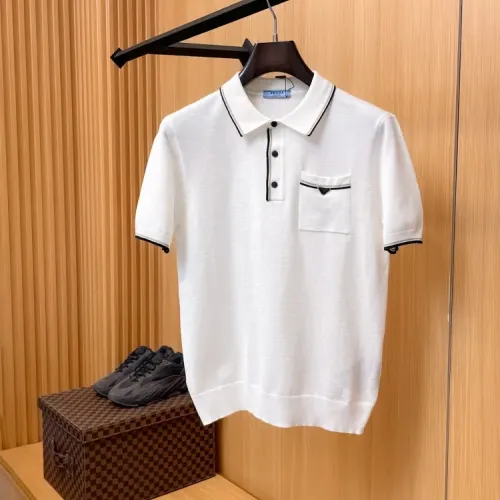 Wholesale Prada T-Shirts Short Sleeved For Men #1438893 $72.00 USD, Wholesale Quality Replica Prada T-Shirts