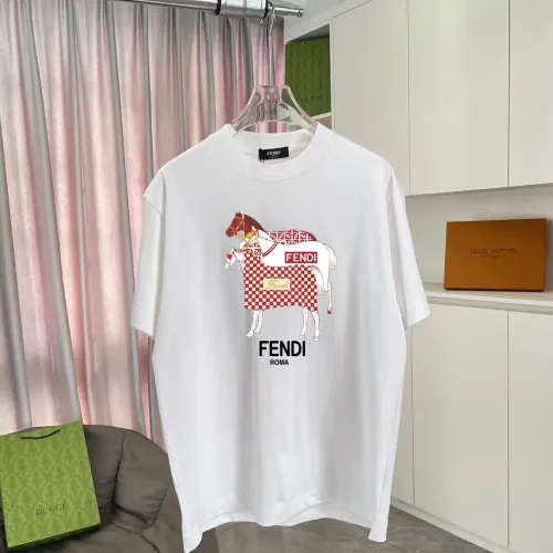Wholesale Fendi T-Shirts Short Sleeved For Unisex #1438915 $42.00 USD, Wholesale Quality Replica Fendi T-Shirts
