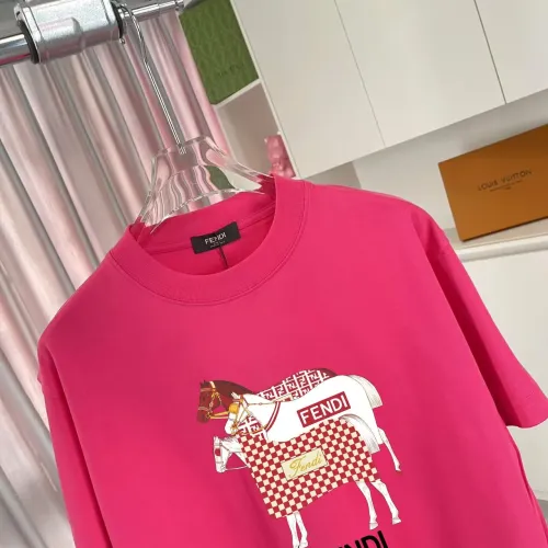 Replica Fendi T-Shirts Short Sleeved For Unisex #1438916 $42.00 USD for Wholesale