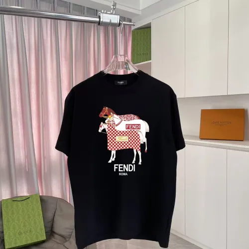 Wholesale Fendi T-Shirts Short Sleeved For Unisex #1438917 $42.00 USD, Wholesale Quality Replica Fendi T-Shirts