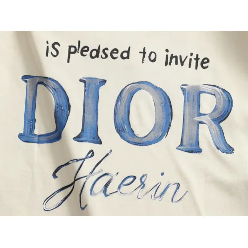 Replica Christian Dior T-Shirts Short Sleeved For Unisex #1438940 $45.00 USD for Wholesale