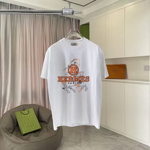 Wholesale Hermes T-Shirts Short Sleeved For Unisex #1438985 $42.00 USD, Wholesale Quality Replica Hermes T-Shirts
