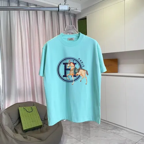 Wholesale Hermes T-Shirts Short Sleeved For Unisex #1438991 $42.00 USD, Wholesale Quality Replica Hermes T-Shirts