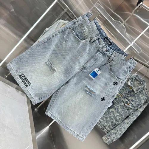 Replica Chrome Hearts Jeans For Men #1439153 $64.00 USD for Wholesale