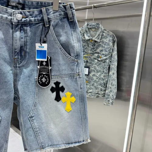 Replica Chrome Hearts Jeans For Men #1439158 $64.00 USD for Wholesale