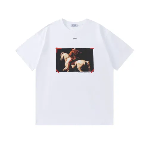Wholesale Off-White T-Shirts Short Sleeved For Unisex #1439171 $32.00 USD, Wholesale Quality Replica Off-White T-Shirts