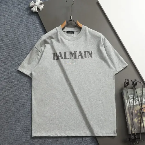 Wholesale Balmain T-Shirts Short Sleeved For Unisex #1439221 $40.00 USD, Wholesale Quality Replica Balmain T-Shirts