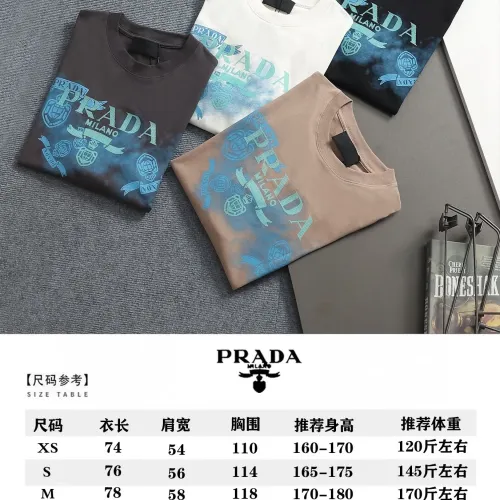 Replica Prada T-Shirts Short Sleeved For Unisex #1439230 $40.00 USD for Wholesale