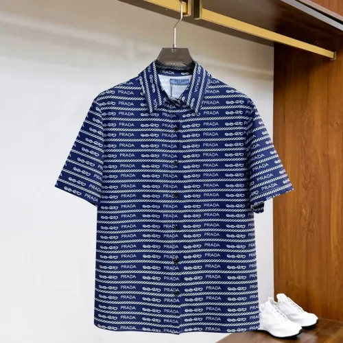 Replica Prada Tracksuits Short Sleeved For Men #1439232 $76.00 USD for Wholesale