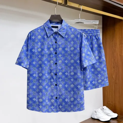 Wholesale Louis Vuitton LV Tracksuits Short Sleeved For Men #1439250 $76.00 USD, Wholesale Quality Replica Louis Vuitton LV Tracksuits