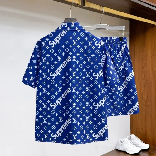 Replica Louis Vuitton LV Tracksuits Short Sleeved For Men #1439256 $76.00 USD for Wholesale
