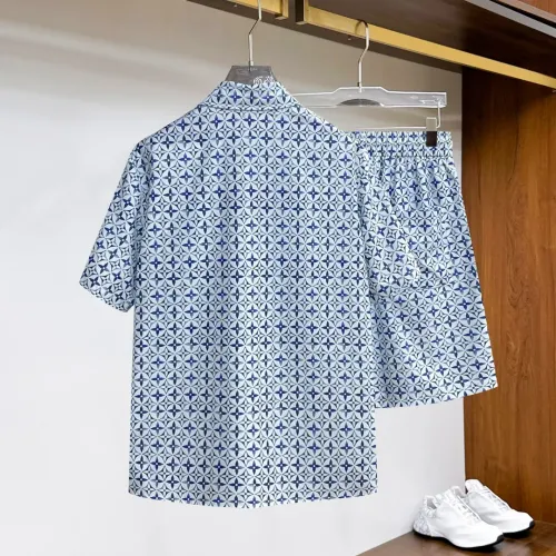 Replica Louis Vuitton LV Tracksuits Short Sleeved For Men #1439258 $76.00 USD for Wholesale