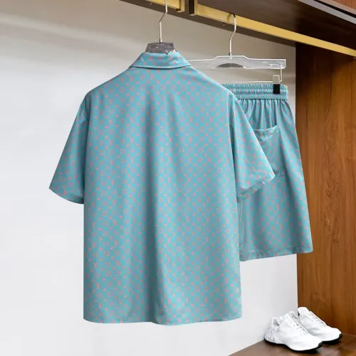 Replica Louis Vuitton LV Tracksuits Short Sleeved For Men #1439259 $76.00 USD for Wholesale